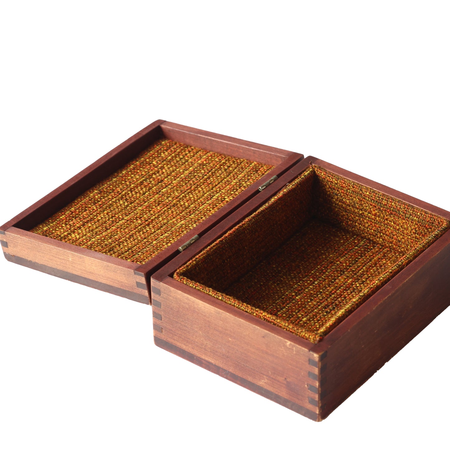 RARE 2000s Wooden Shell Box