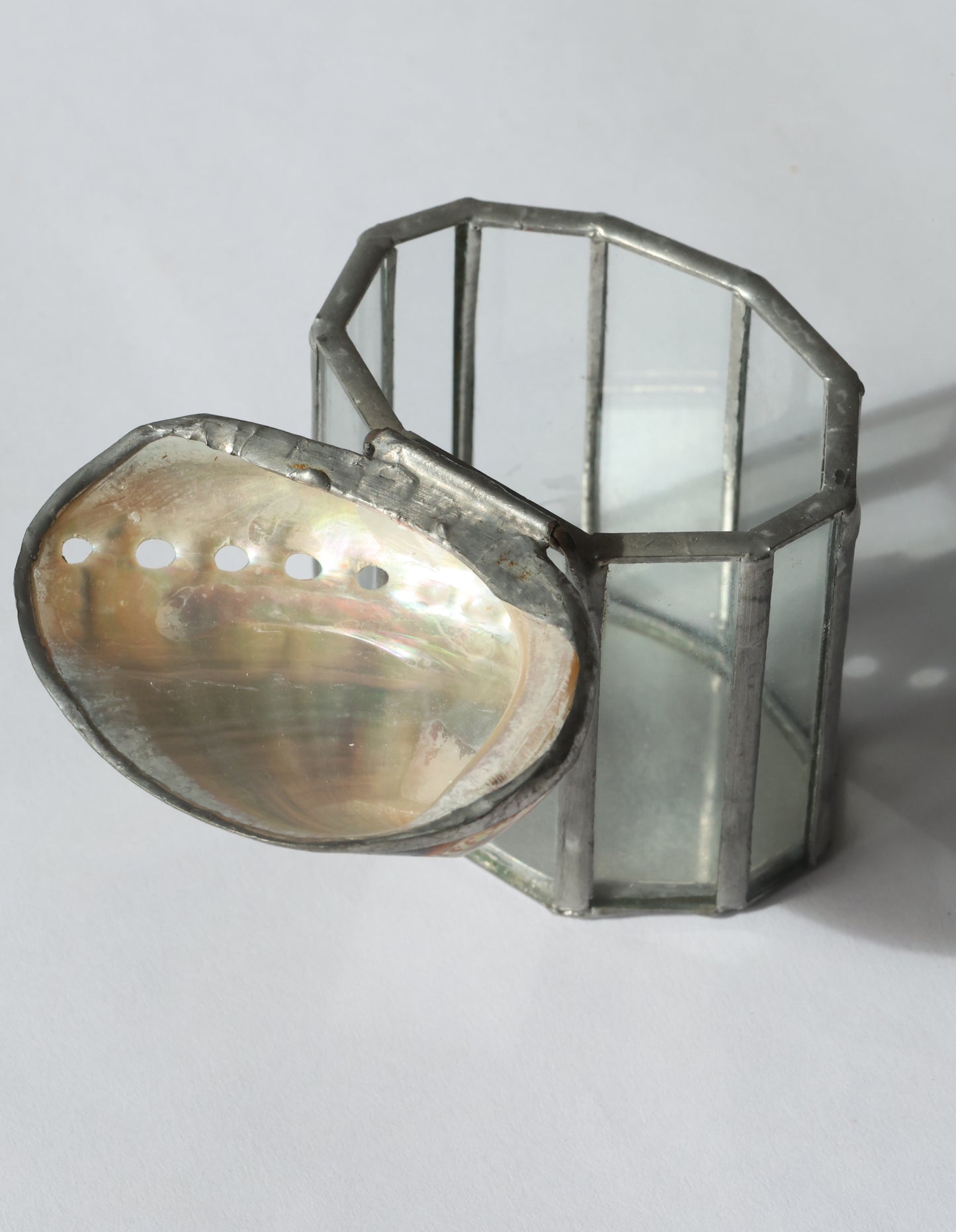 Abalone Shell Glass Box