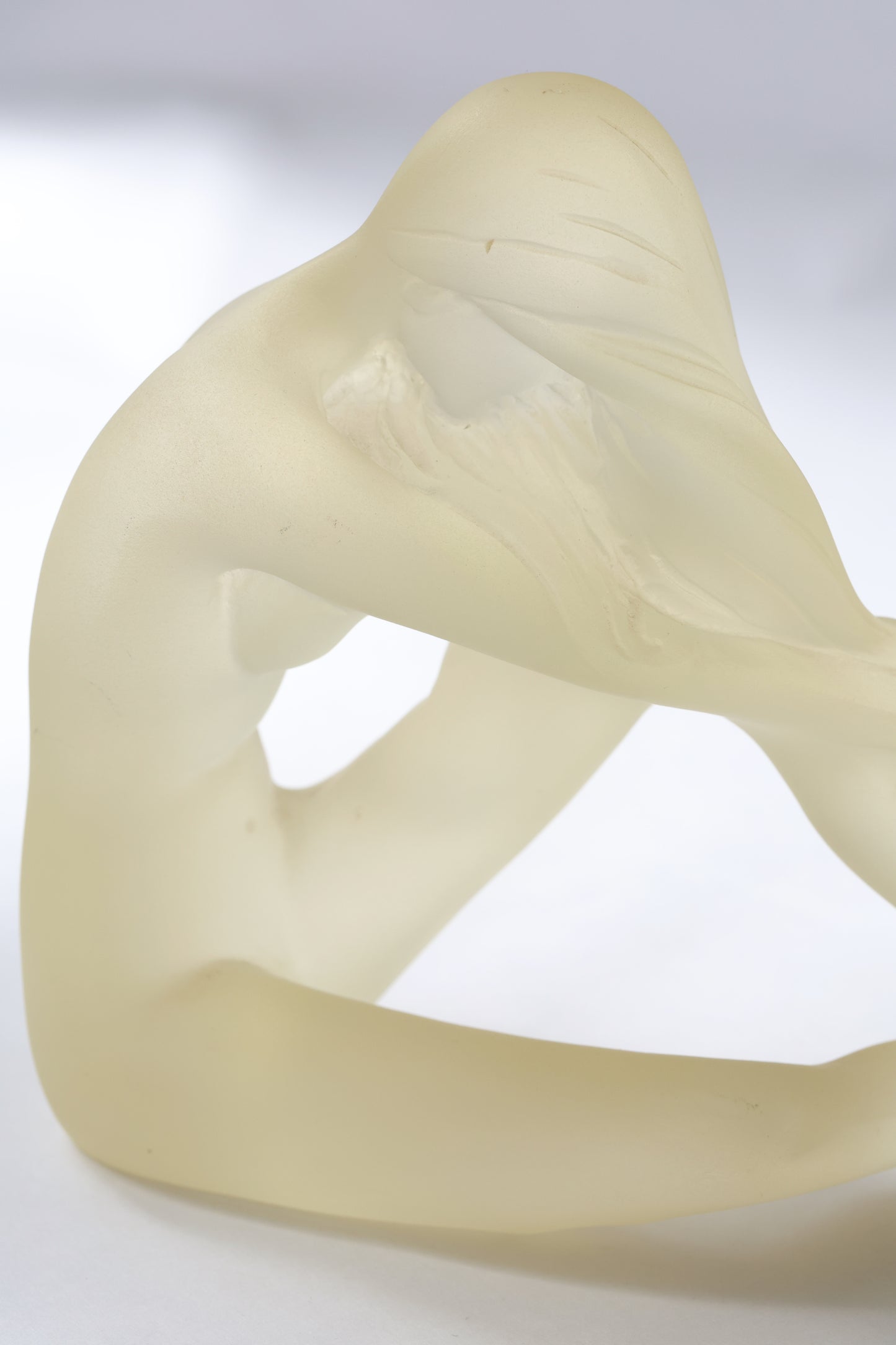 Art Deco Mirage Lucite Female Sculpture