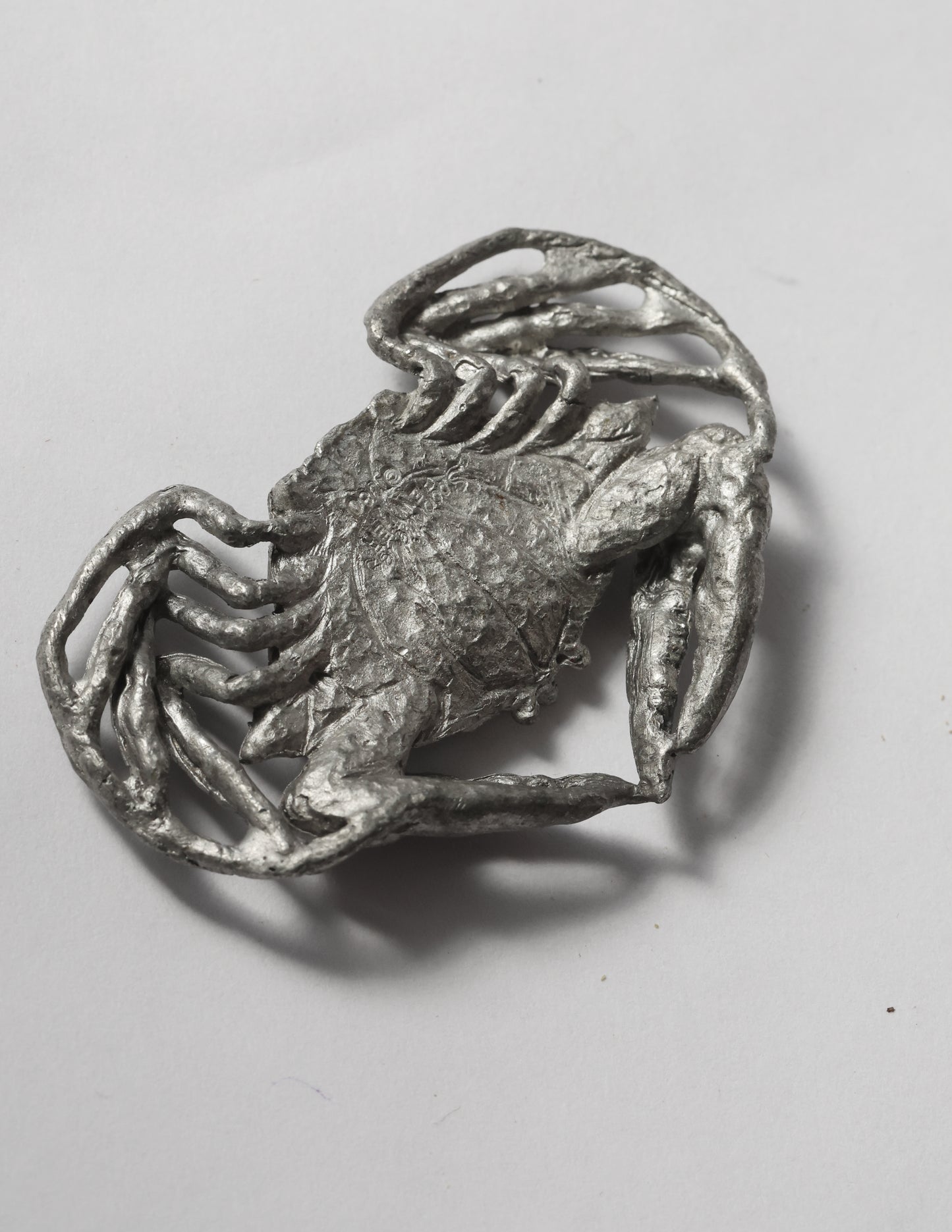 1980s Pewter Crab Talisman