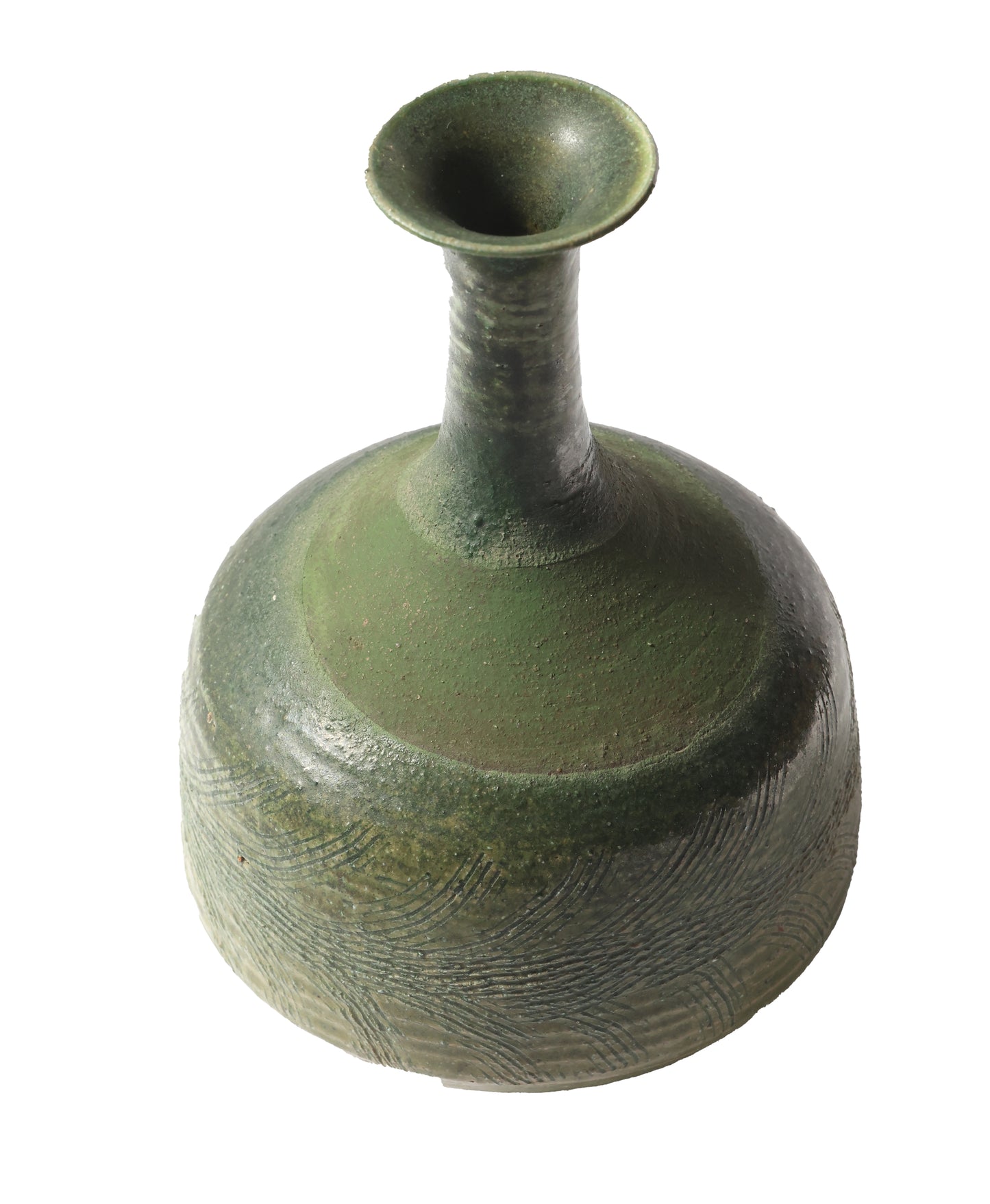 Bottle Neck Studio Pottery Vase, 1987