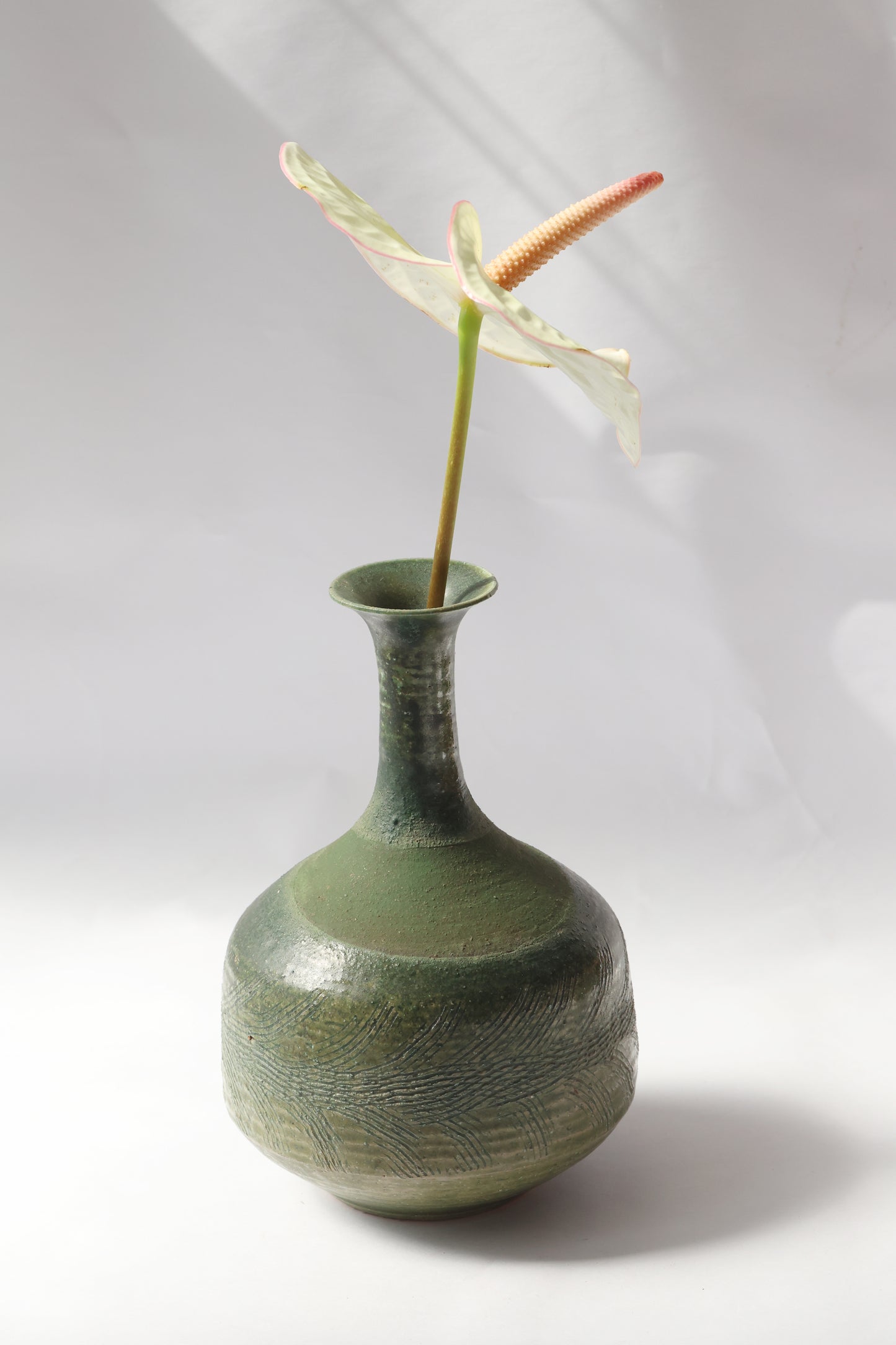 Bottle Neck Studio Pottery Vase, 1987