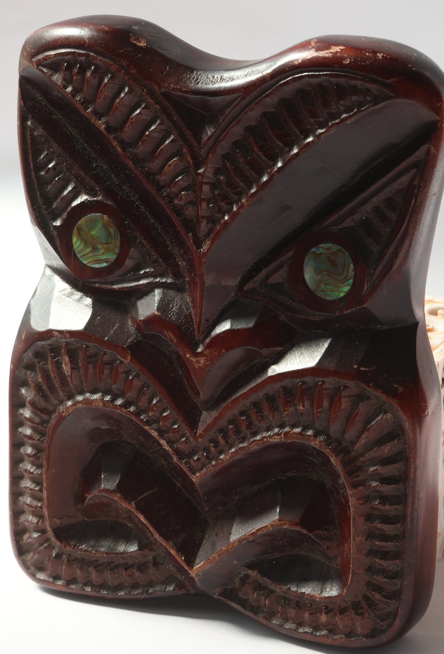 Vintage Maori Tiki Plaque