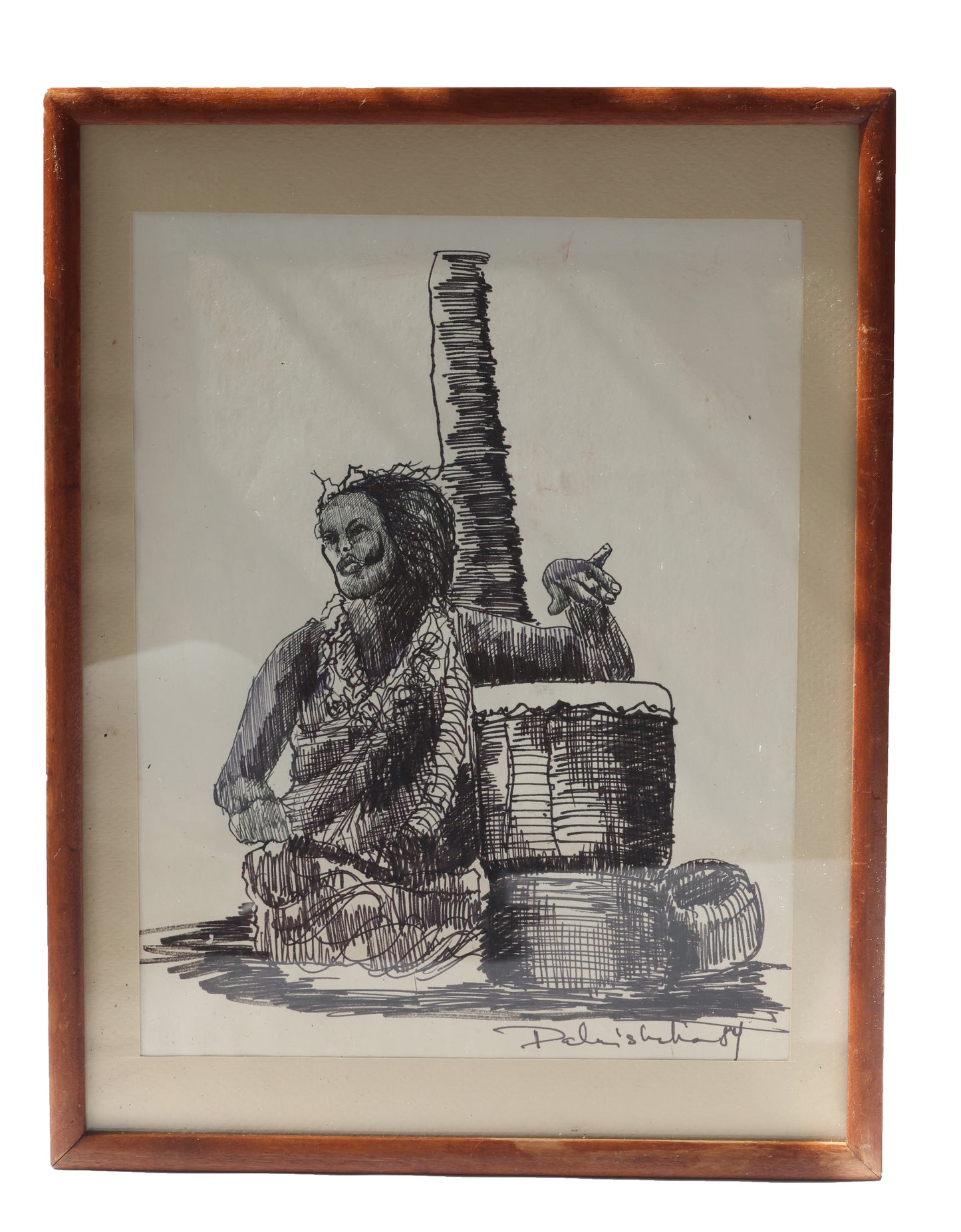 1980s 'Drummer' Original by Dalushka Mugwana