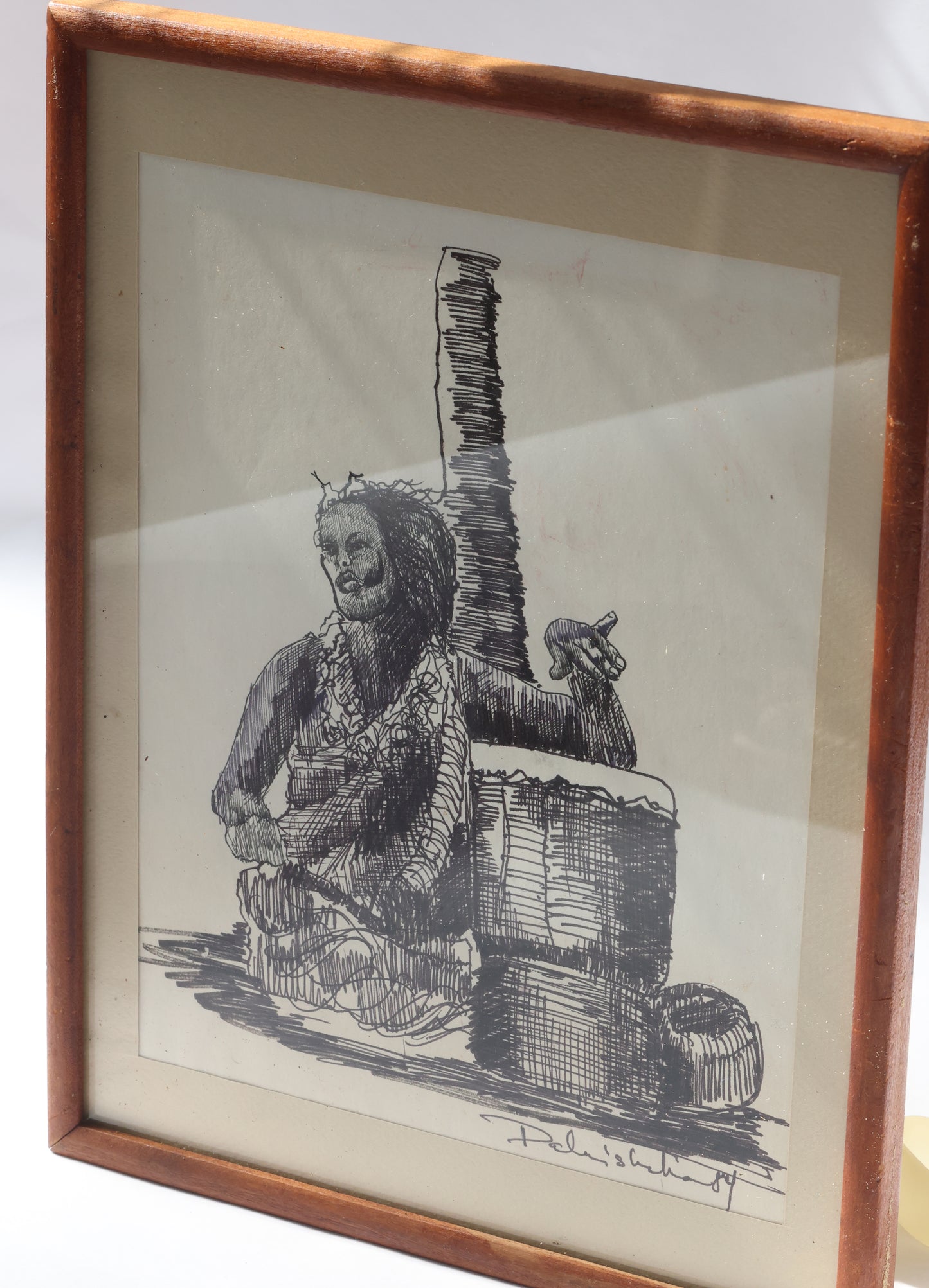 1980s 'Drummer' Original by Dalushka Mugwana