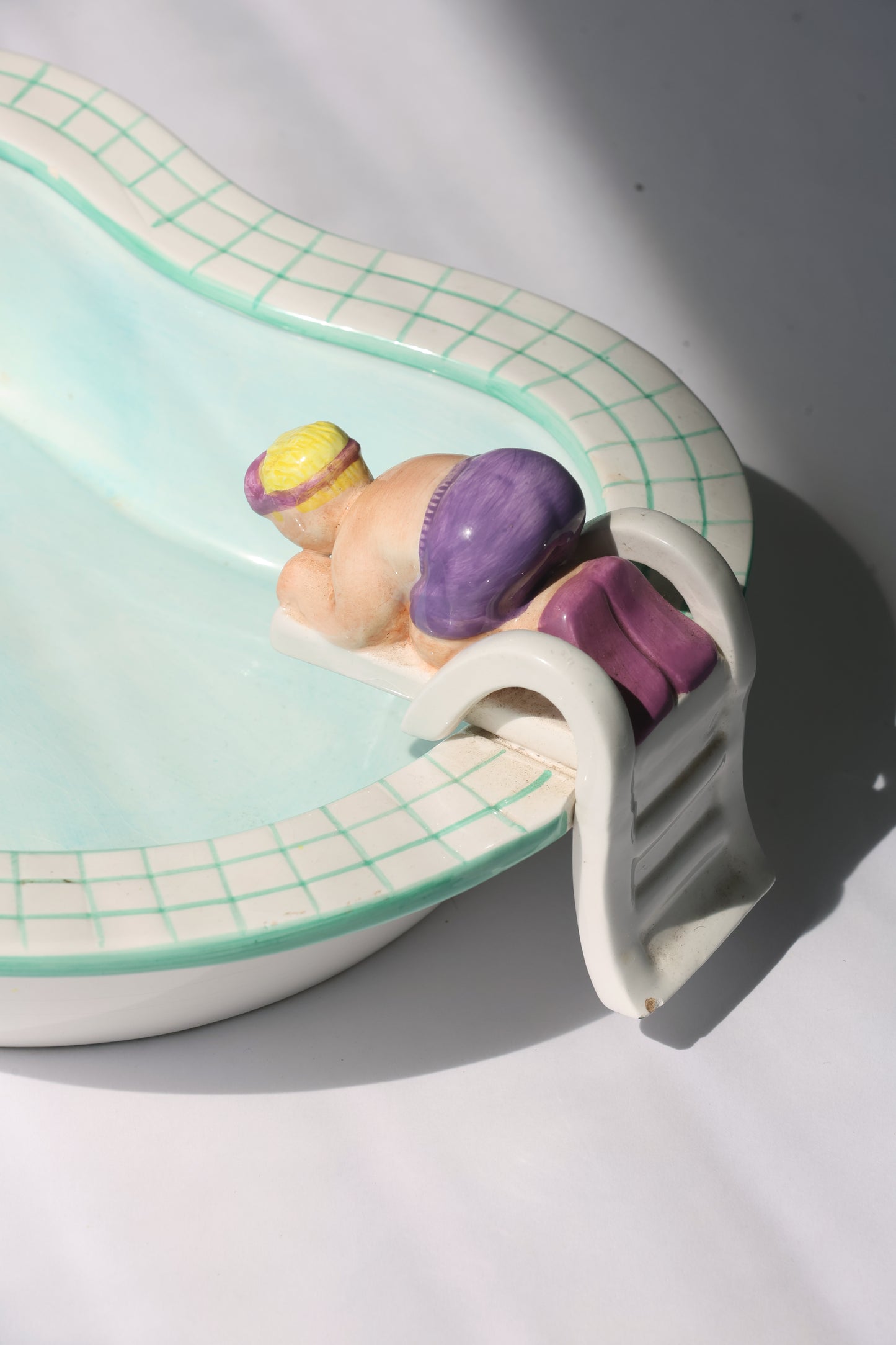 LOTUS 1995 Swimming Pool Party Chip & Dip Dish