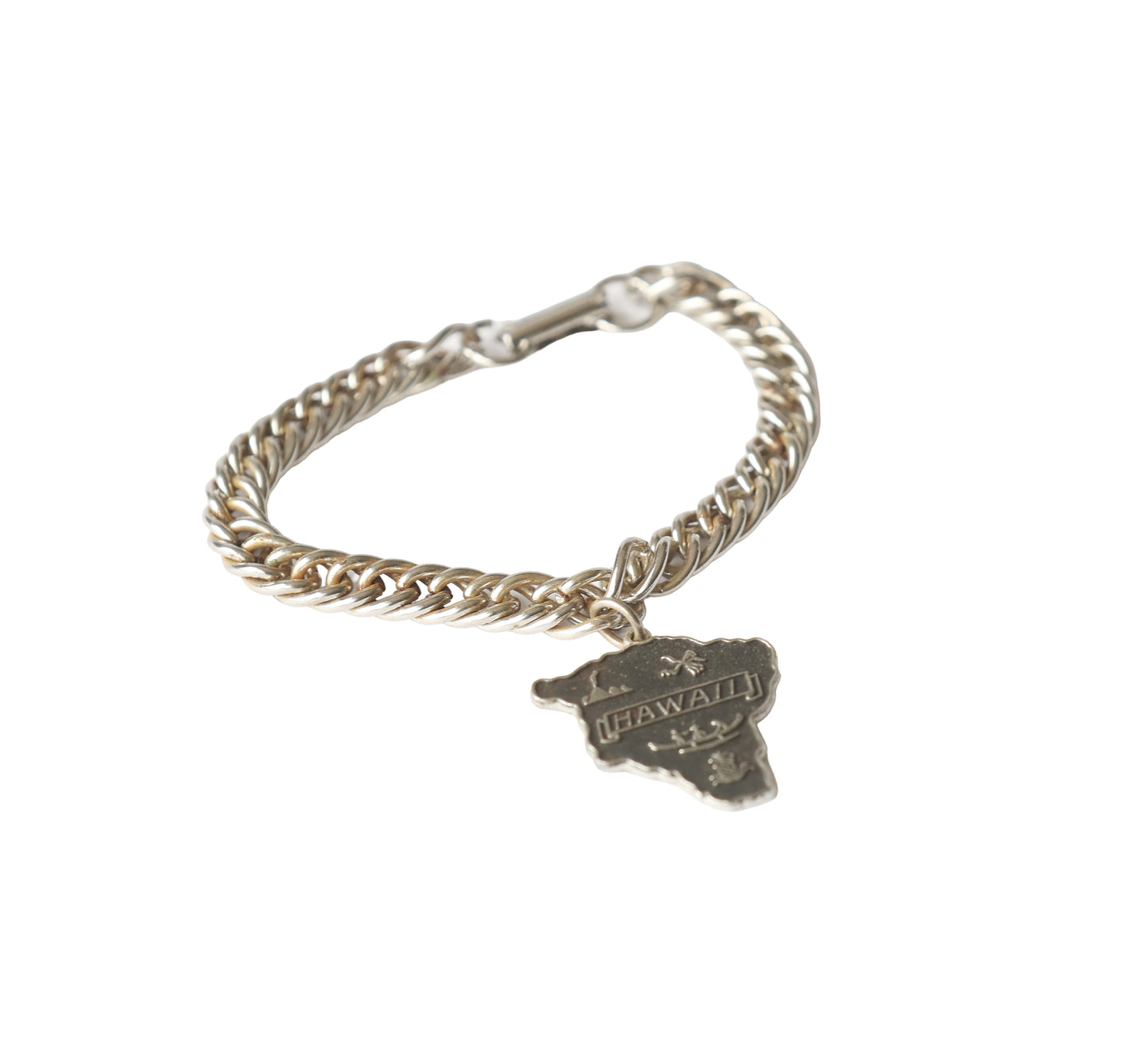 Antique Hawai'i Silver Bracelet