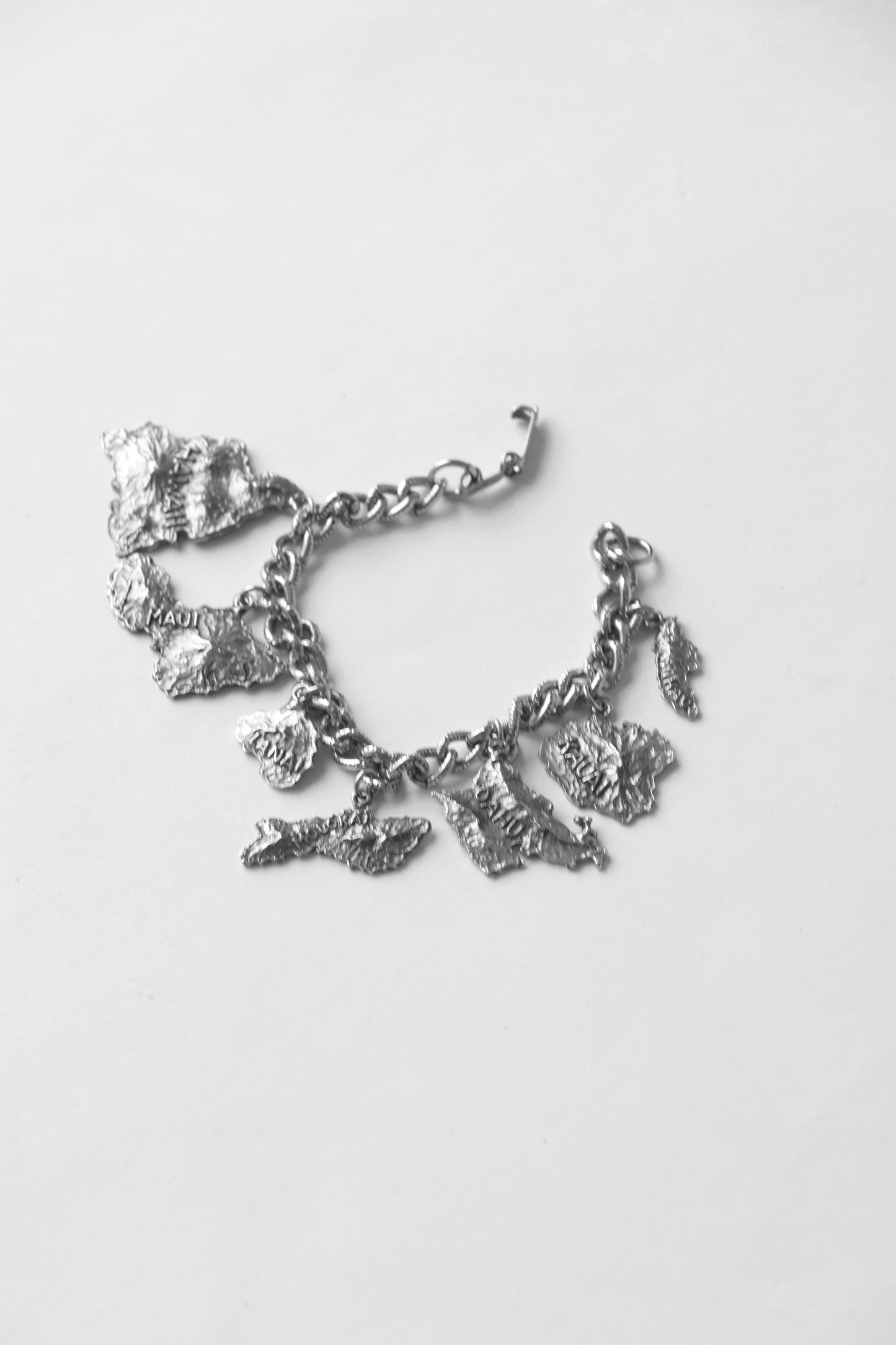 Antique Hawaiian Island Charm Bracelet