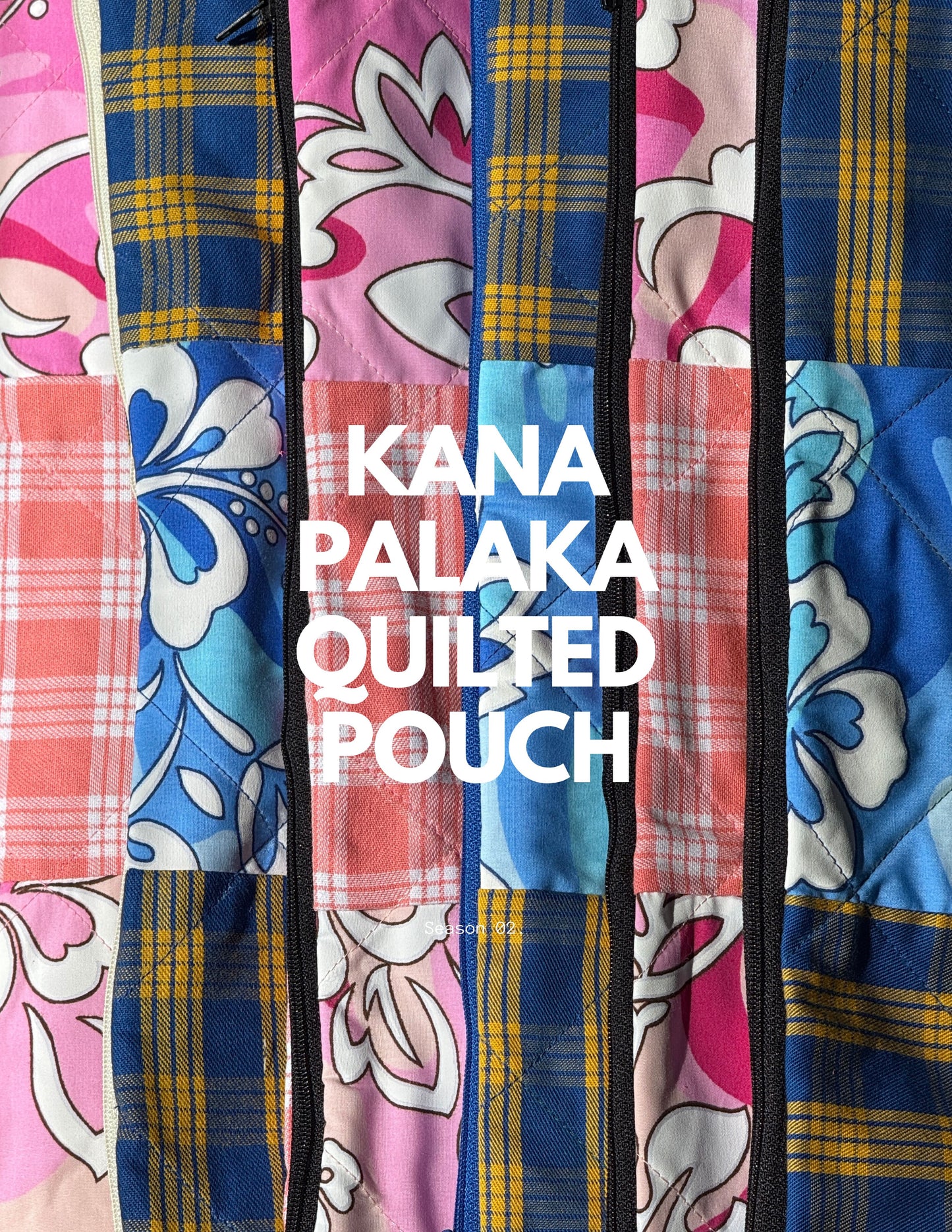Kana Palaka Quilted Pouch