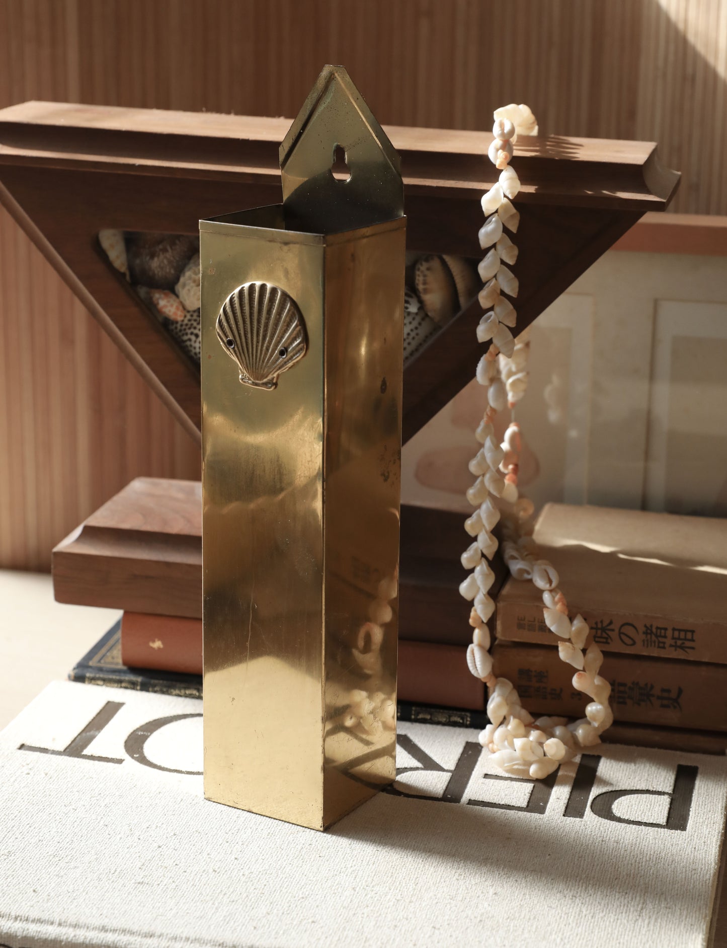 Vintage Hollywood Regency Match Holder