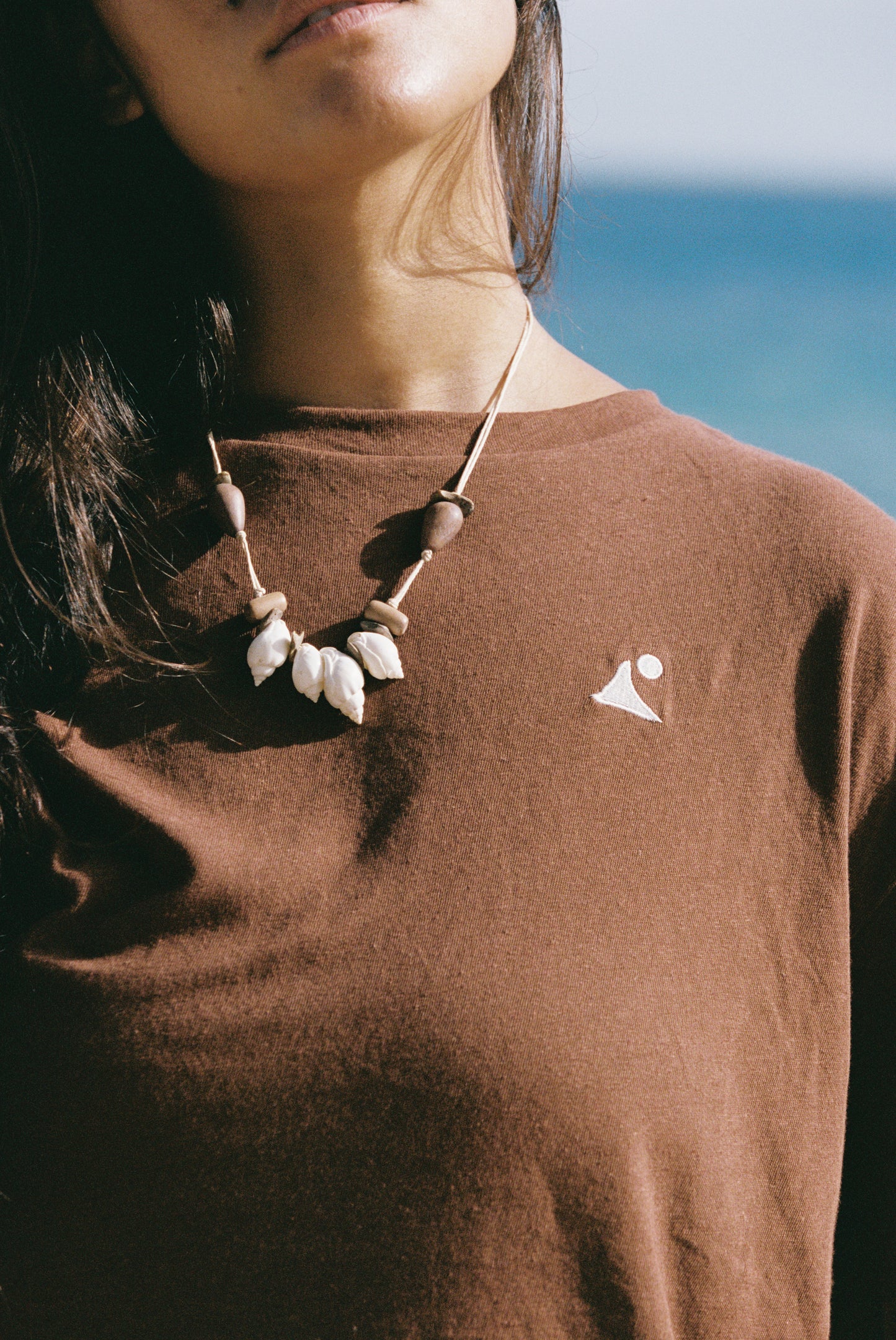 Boho Shell Wooden Bead Necklace
