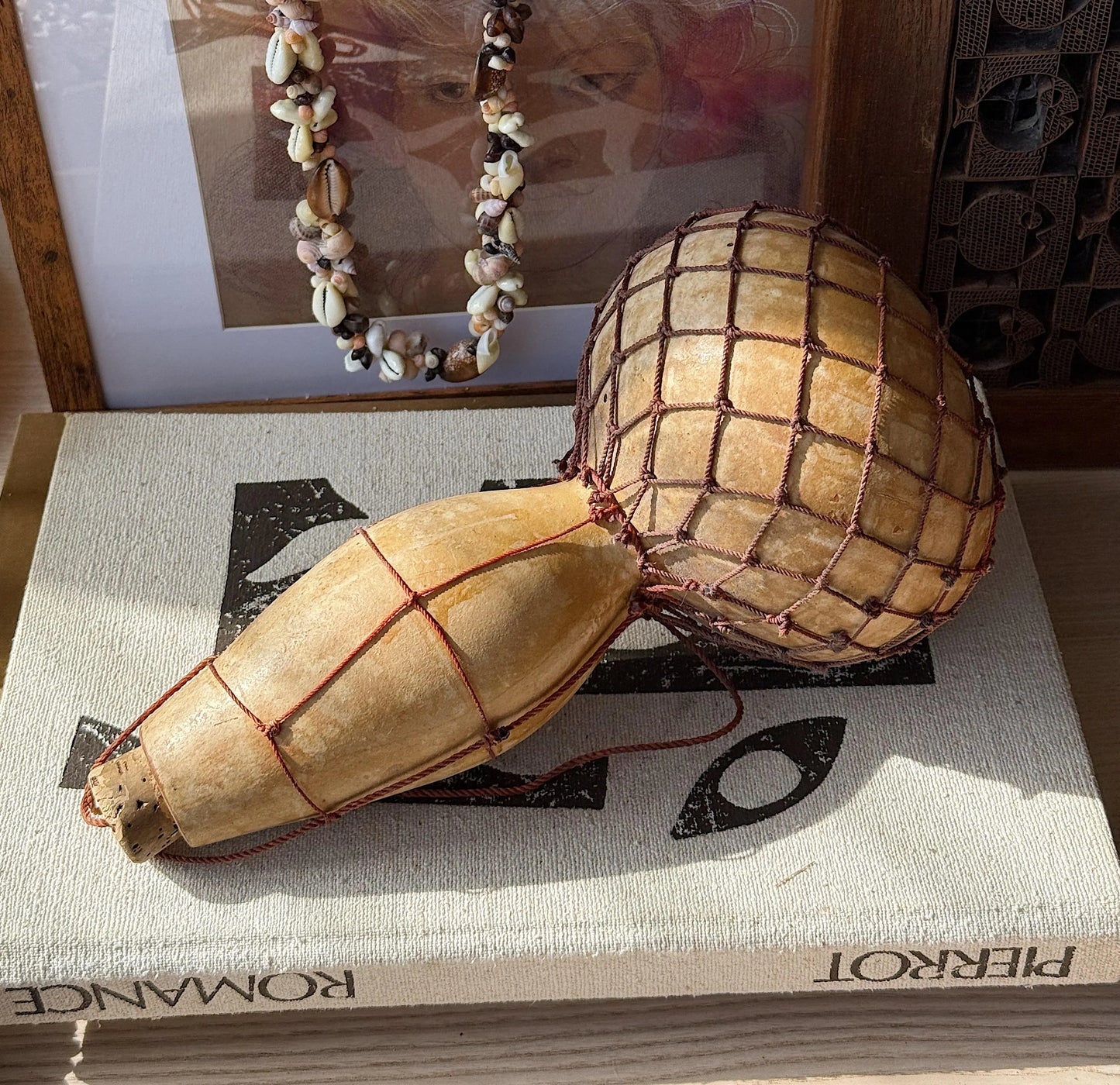 Antique Artifact Gourd Canteen
