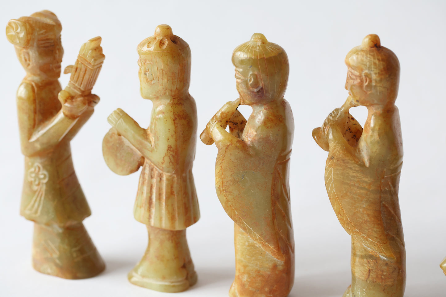 Antique Shoushan Jade Stone Hand Carved