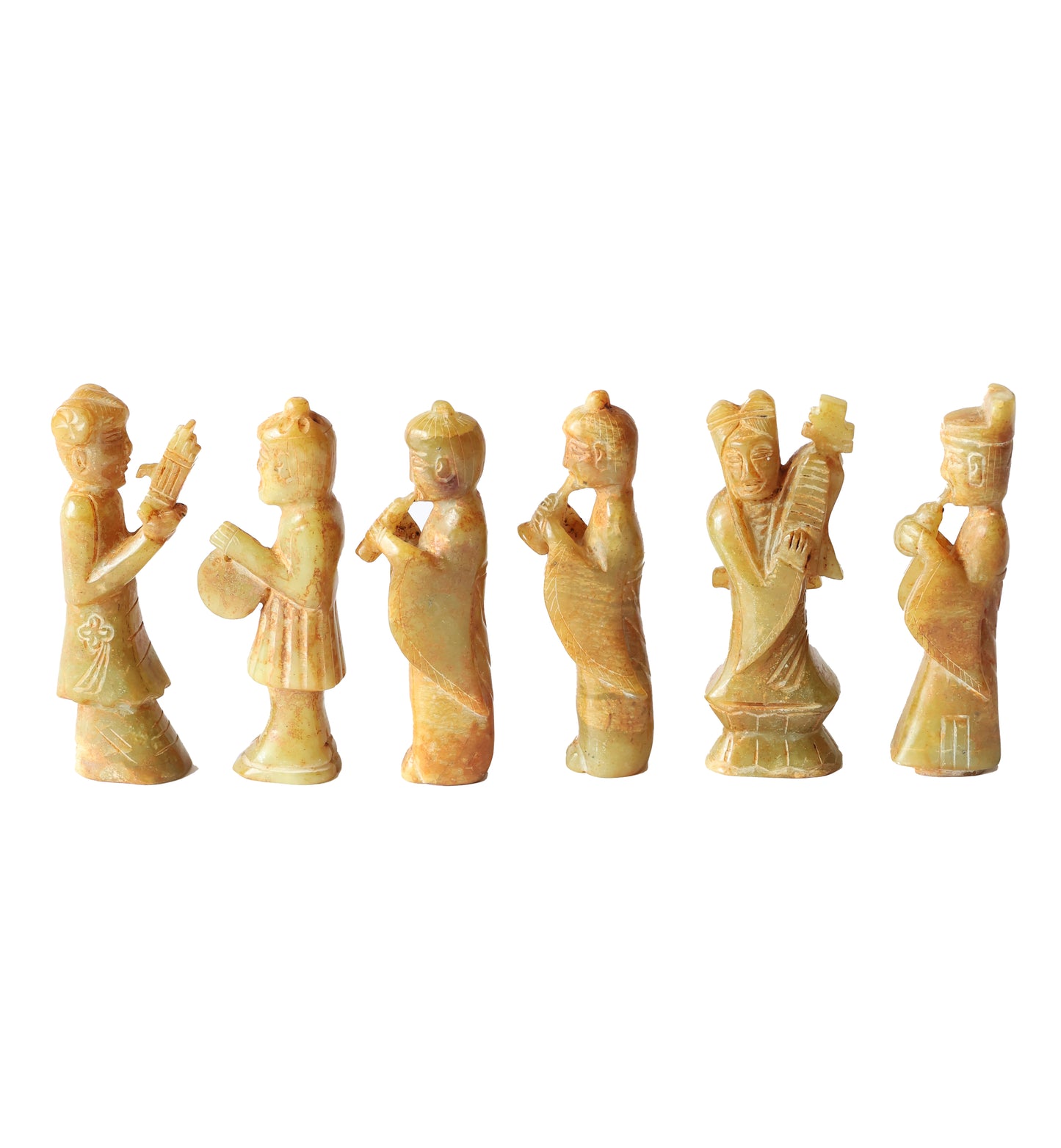 Antique Shoushan Jade Stone Hand Carved