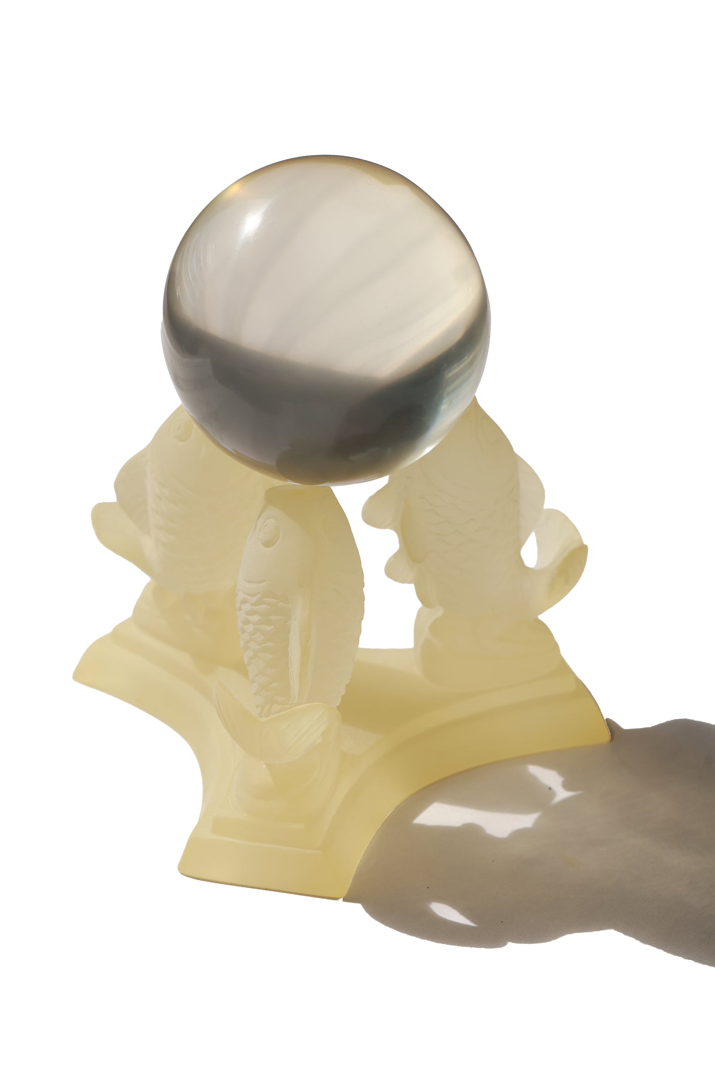 Vintage 'Italian Design' Crystalite Lucite Fish Figure