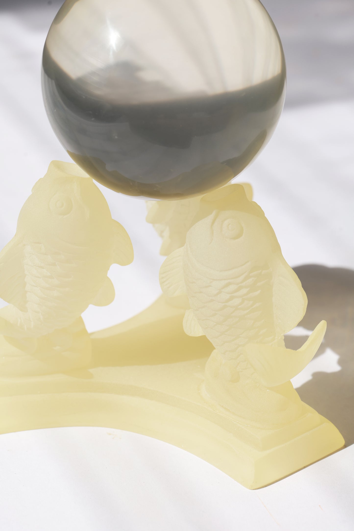 Vintage 'Italian Design' Crystalite Lucite Fish Figure