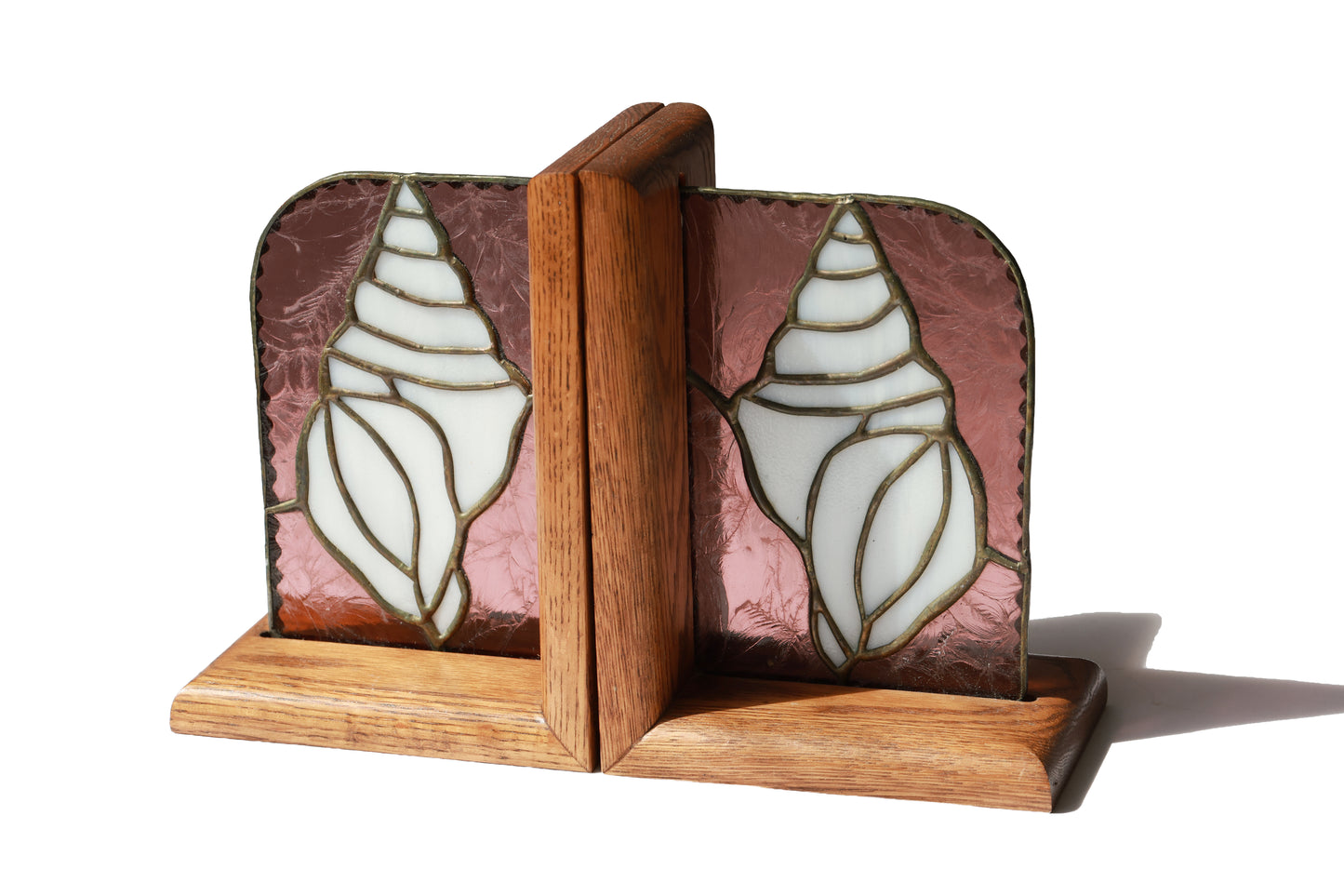 RARE Vintage Stain Glass Bookend