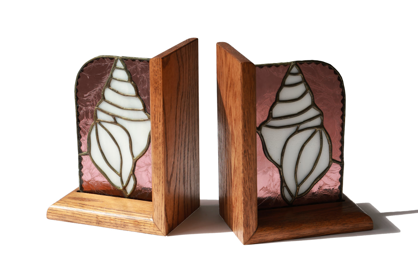 RARE Vintage Stain Glass Bookend