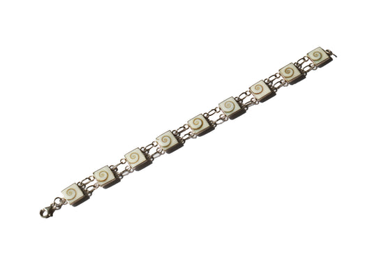 Vintage Shiva Eye Shell Bracelet