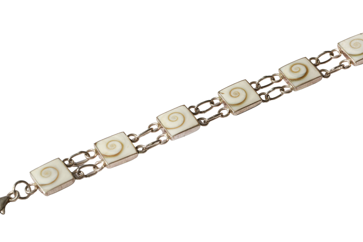 Vintage Shiva Eye Shell Bracelet