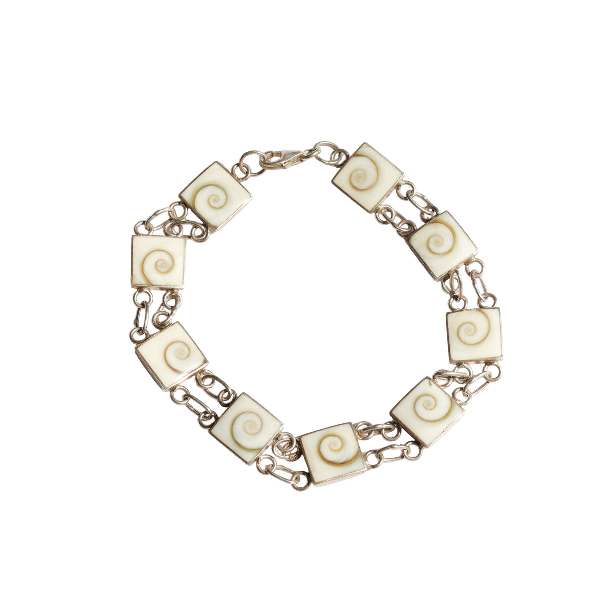 Vintage Shiva Eye Shell Bracelet