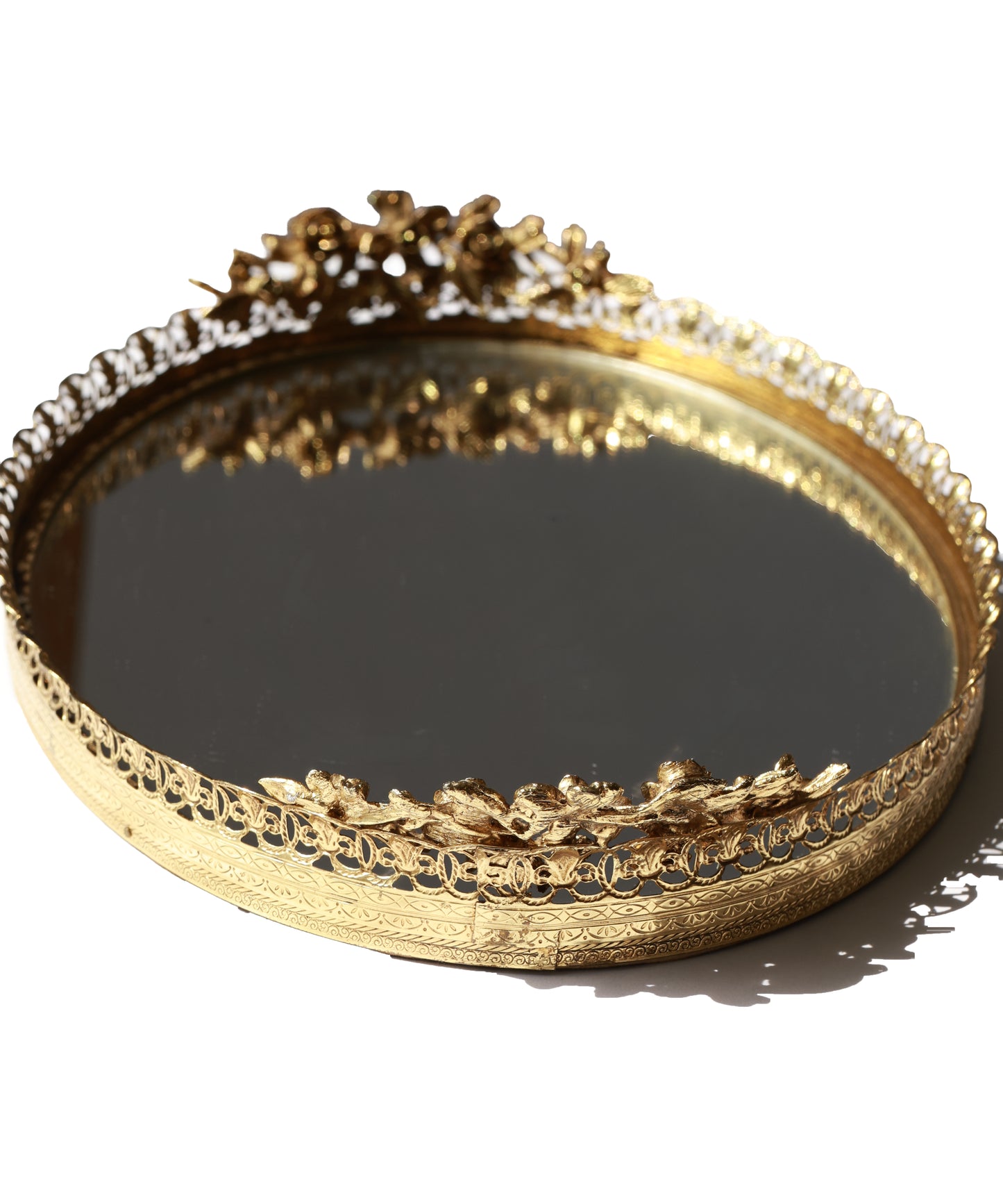 Vintage Mirrored Vanity Tray