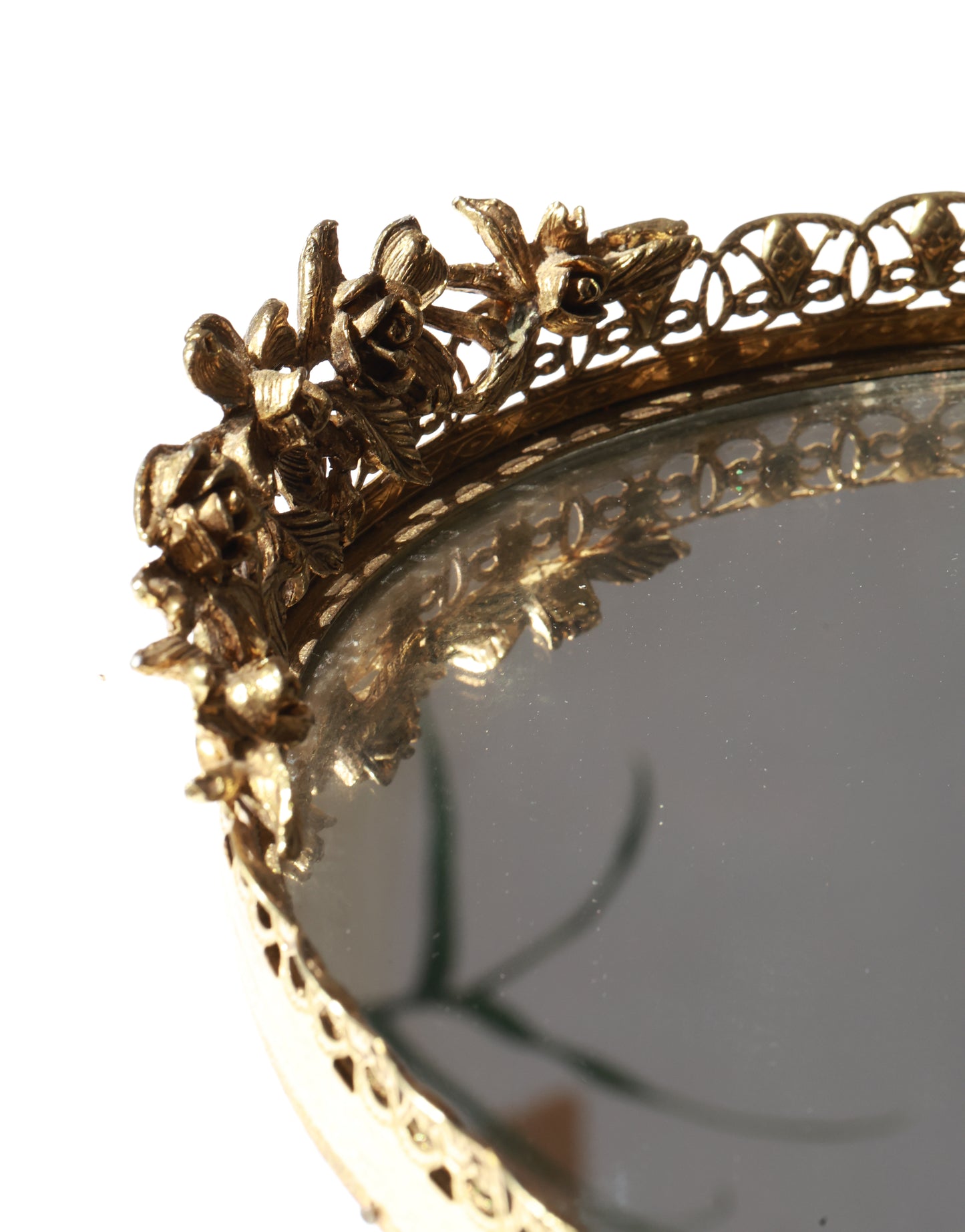 Vintage Mirrored Vanity Tray