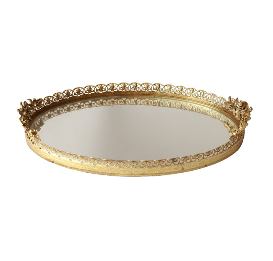 Vintage Mirrored Vanity Tray