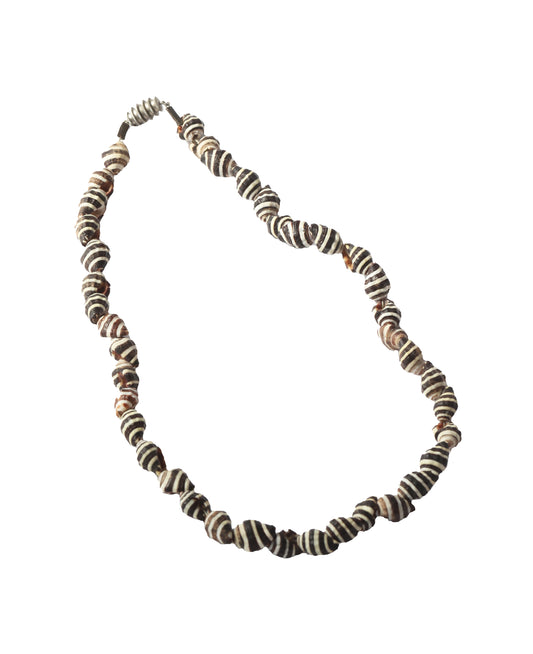 2000s Zebra Shell Necklace