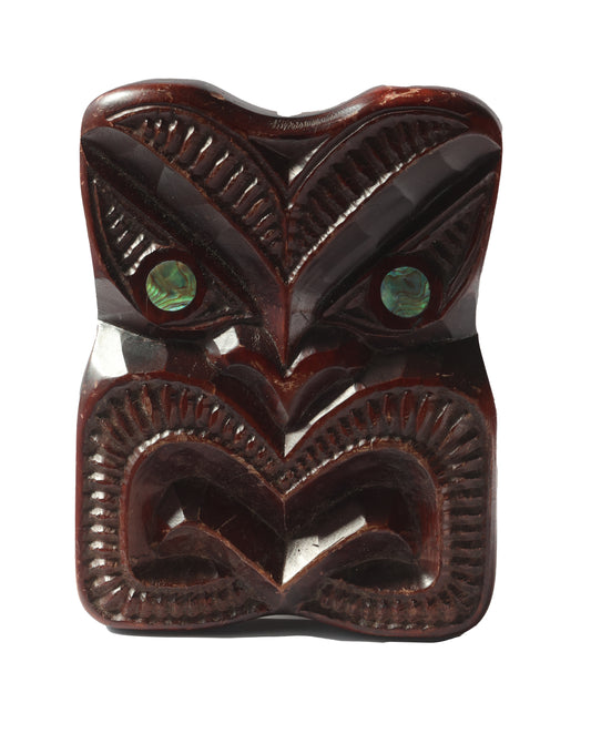 Vintage Maori Tiki Plaque
