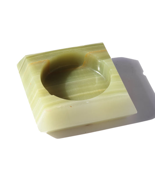 Vintage Onyx Stone Ashtray