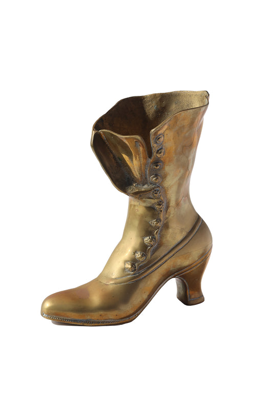 Vintage Victorian Brass Shoe