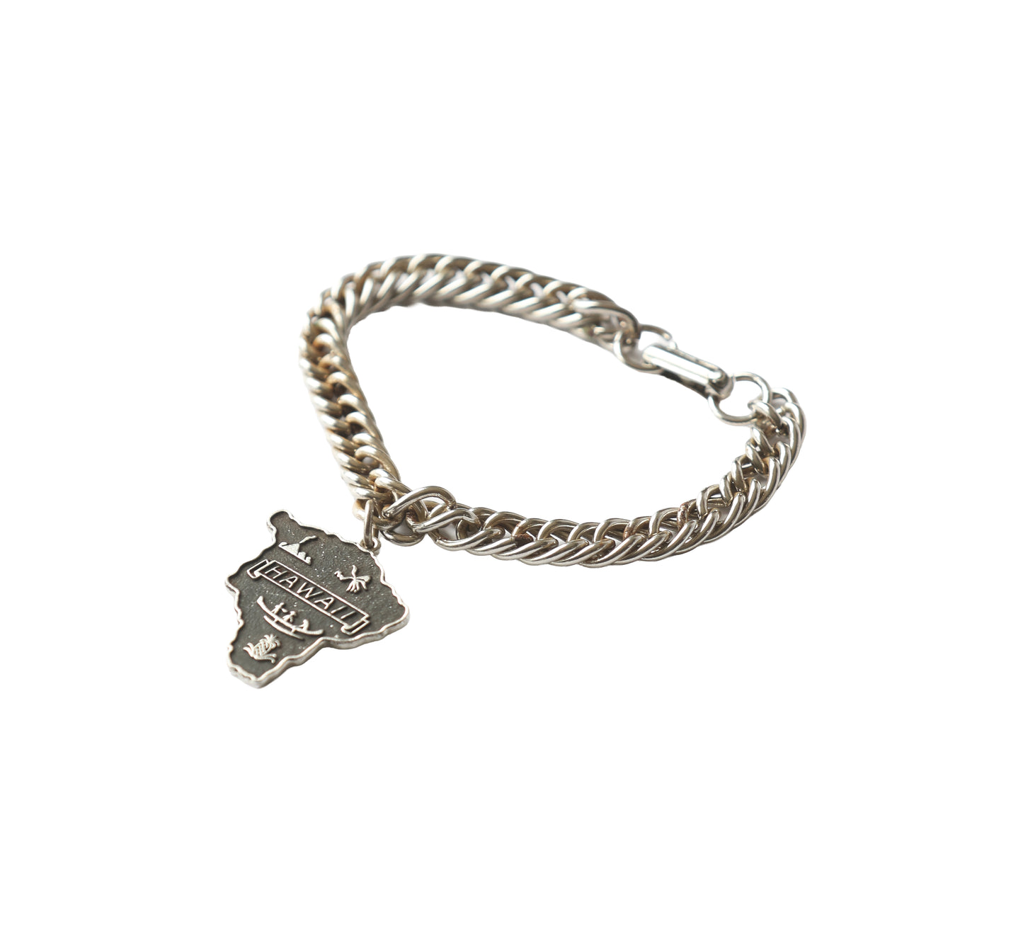 Antique Hawai'i Silver Bracelet