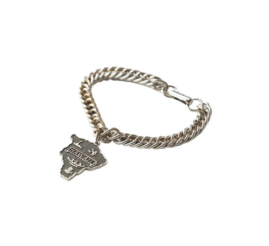 Antique Hawai'i Silver Bracelet