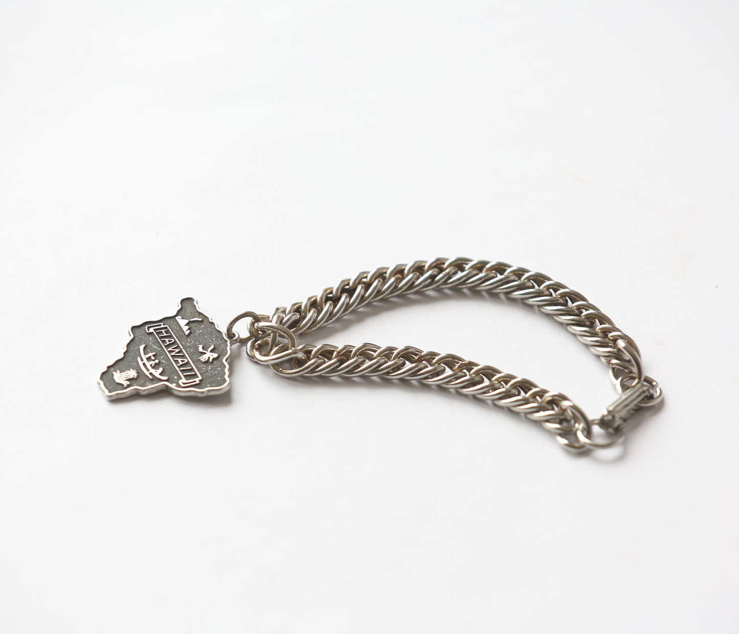 Antique Hawai'i Silver Bracelet