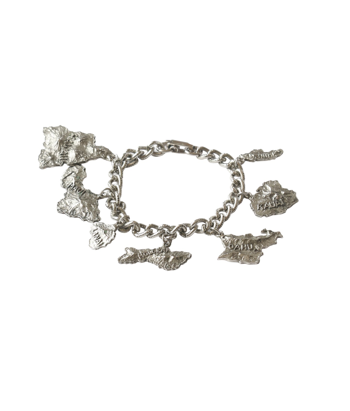 Antique Hawaiian Island Charm Bracelet