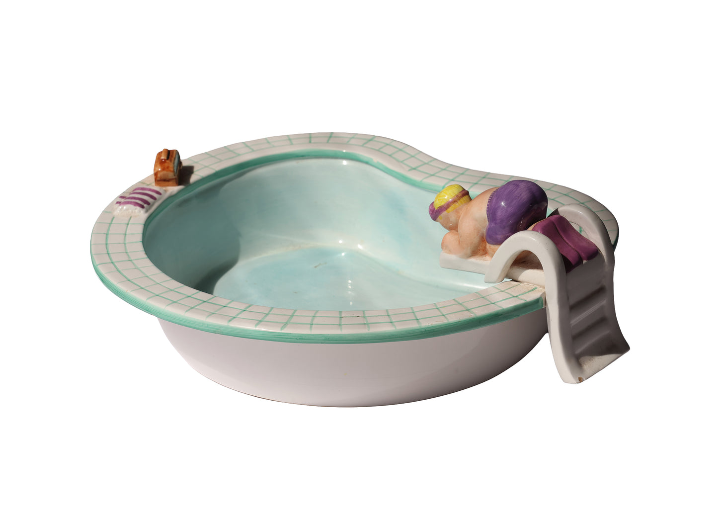 LOTUS 1995 Swimming Pool Party Chip & Dip Dish