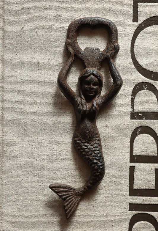 Vintage Cast Iron Mermaid Bottle Opener